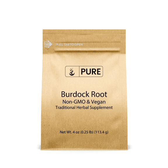 Pure Original Ingredients Burdock Root Extract 4 oz Lab-Verified, Non-GMO