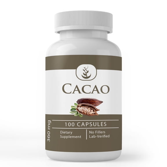 Pure Original Ingredients, Cacao Capsules, 100 Capsules