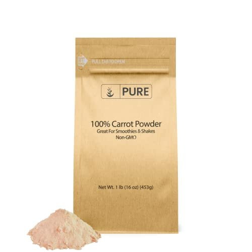 Pure Original Ingredients Carrot Powder 1 lb Smoothies & Shakes, Sauces, No Fillers Or Additives
