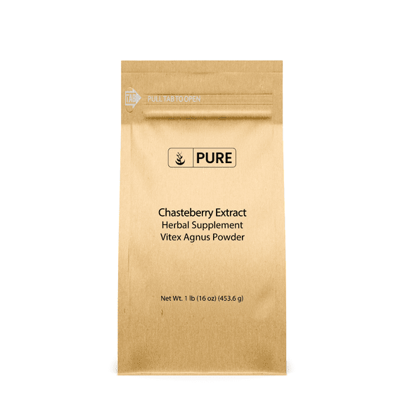 Pure Original Ingredients Chasteberry Extract 1lb Vitex Agnus-Castus Tree, Non-GMO
