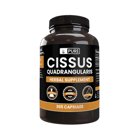 Pure Original Ingredients Cissus Quadrangularis 365 Capsules No Magnesium Or Rice Fillers, Always Pure, Lab Verified