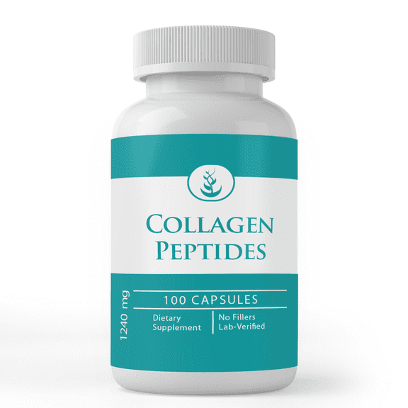Pure Original Ingredients Collagen Peptide, 100 Capsules Pure, No Additives Or Fillers, Lab Verified