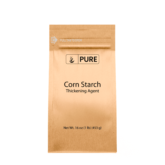 Pure Original Ingredients Corn Starch 1 lb Thickener For Sauces, Soup, & Gravy