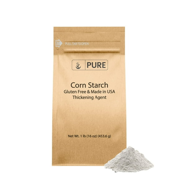 Pure Original Ingredients Corn Starch 1 lb Thickener For Sauces, Soup, & Gravy