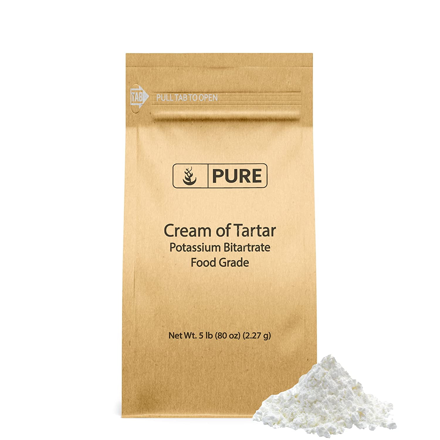 Pure Original Ingredients Cream of Tartar (5 lb) Pure & Natural, Baking