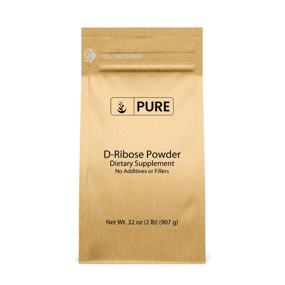 Pure Original Ingredients D-Ribose 2lb Nutritional Supplement, Non-GMO, Gluten-Free, Unflavored