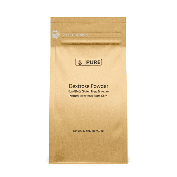 Pure Original Ingredients Dextrose 2 lb., Sugar Replacement Sweetener For Shakes or Baking,