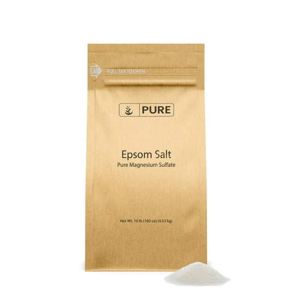 Pure Original Ingredients Epsom Salt 10 lb Pure Magnesium Sulfate, Soaking Solution