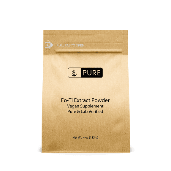 Pure Original Ingredients Fo-Ti Extract Powder 4 oz Chinese Climbing Eco-Friendly Packaging, Natural & Fine Ground