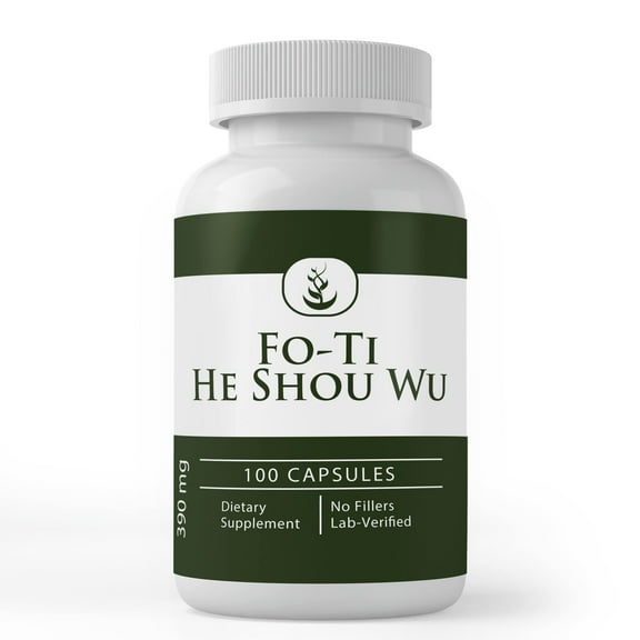 Pure Original Ingredients Fo-Ti He Shou Wu, 100 Capsules Always Pure, No Additives Or Fillers, Lab Verified
