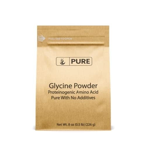 Pure Original Ingredients Glycine Powder 8oz Non-GMO, Non-Essential Amino Acid