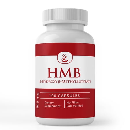 Pure Original Ingredients HMB, 100 Capsules Always Pure, No Additives or Fillers, Lab Verified