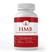 Pure Original Ingredients HMB, 100 Capsules Always Pure, No Additives or Fillers, Lab Verified
