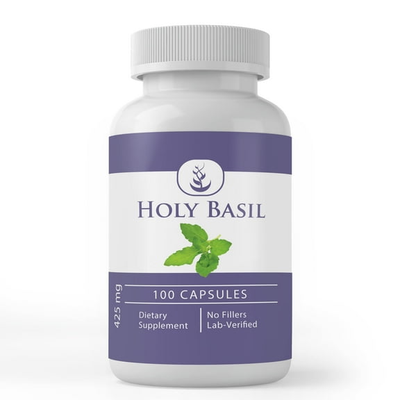 Pure Original Ingredients Holy Basil, 100 Capsules Always Pure, No Additives or Fillers, Lab Verified