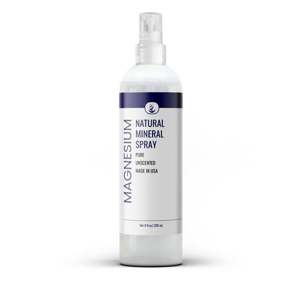 Pure Original Ingredients Magnesium Oil Spray 8 fl oz Pure & Unscented, Made in USA