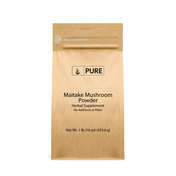 Pure Original Ingredients Maitake Mushroom Powder 1lb Hen-of-The-Woods, Non-GMO, Lab-Verified.