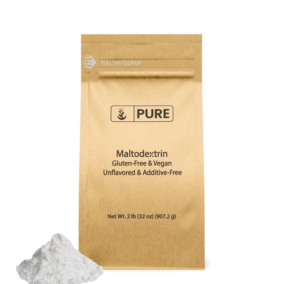 Pure Original Ingredients Maltodextrin 2 lb Binder & Thickener, Unflavored, No Additives