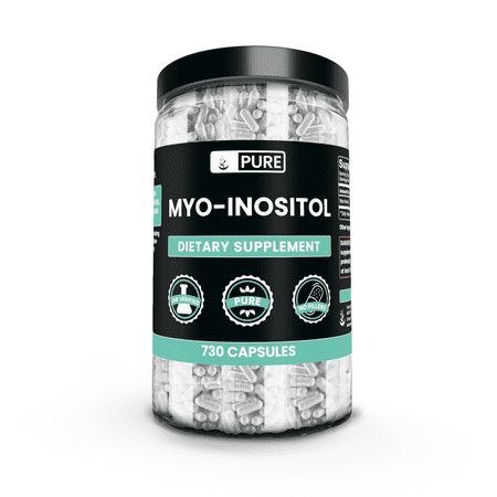 Pure Original Ingredients Myo-Inositol 730 Capsules No Magnesium Or Rice Fillers, Always Pure, Lab Verified