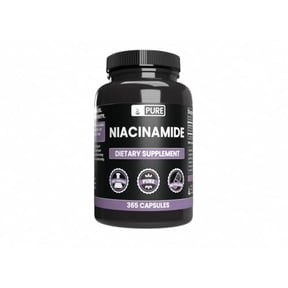 Pure Original Ingredients Niacinamide 365 Capsules No Magnesium Or Rice Fillers, Always Pure, Lab Verified