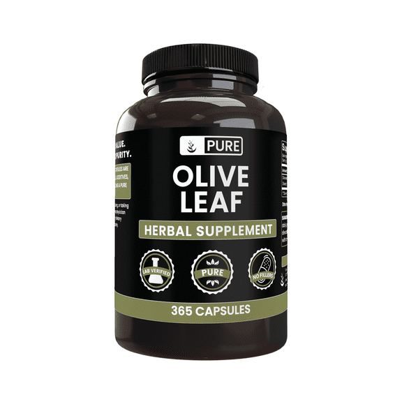 Pure Original Ingredients Olive Leaf 365 Capsules No Magnesium Or Rice Fillers, Always Pure, Lab Verified
