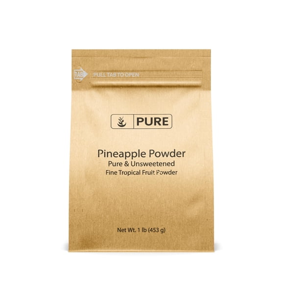 Pure Original Ingredients Pineapple Powder 1 lb Smoothies & Cocktails, Always Pure, Flavor Additive