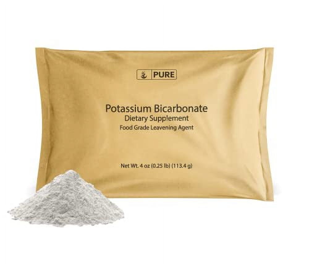 Pure Original Ingredients Potassium Bicarbonate (4oz) Natural, Food