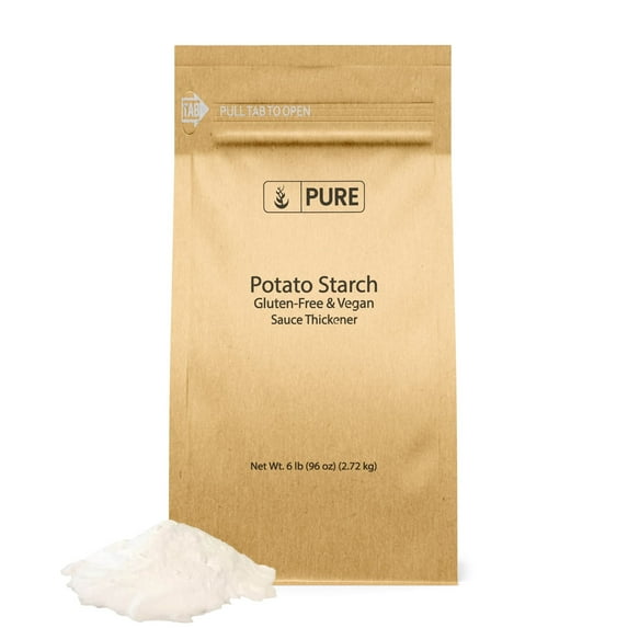 Pure Original Ingredients Potato Starch Thickener For Sauces, Soup, & Gravy 6 Pound