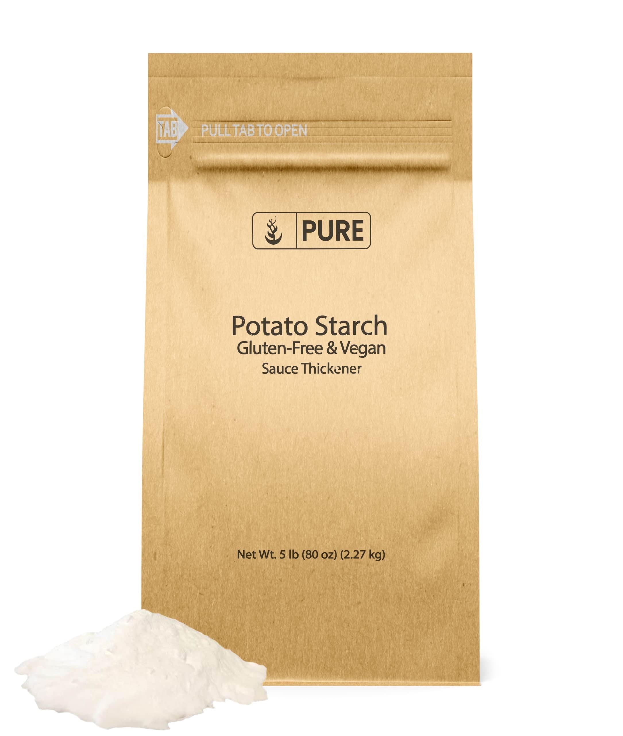 Pure Original Ingredients Potato Starch Thickener For Sauces, Soup, & Gravy 80 Ounce