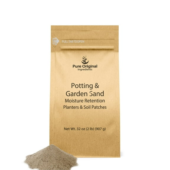 Pure Original Ingredients Potting & Garden Sand 2 lb Add to Planters & Soil Patches, Helps Retain Moisture