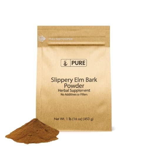 Pure Original Ingredients Slippery Elm Bark Powder 1 lb, Pure & Natural, Vegan, Gluten-Free