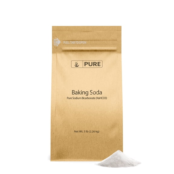 Pure Original Ingredients Sodium Bicarbonate Baking Soda 5 lb Eco-Friendly Packaging, Always Pure, No Fillers Or Additives