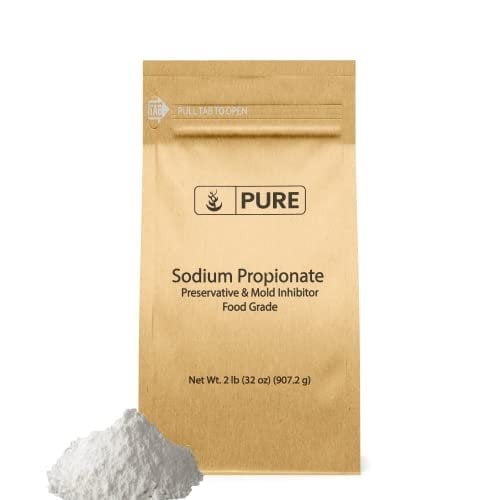 Pure Original Ingredients Sodium Propionate 2 lb Preservative & Mold Inhibitor, Food Grade, Food Additive