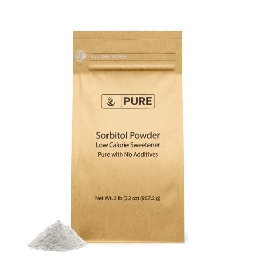 Pure Original Ingredients Sorbitol Powder 2 lb Low Calorie Sweetener, Sugar Substitute, Thickening Agent