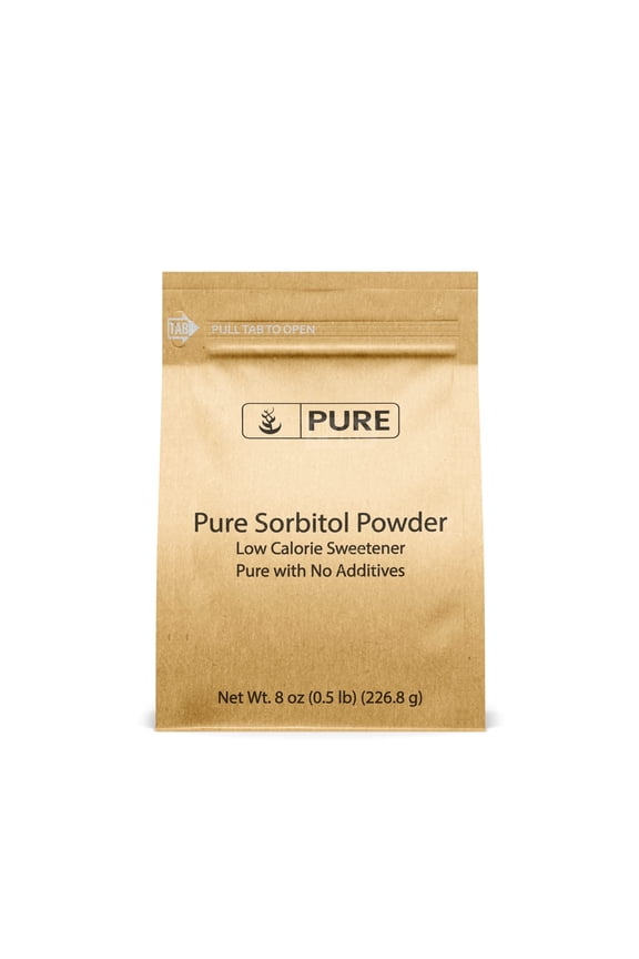 Sorbitol Powder 8 oz Low Calorie Sweetener, Sugar Substitute, Thickening Agent