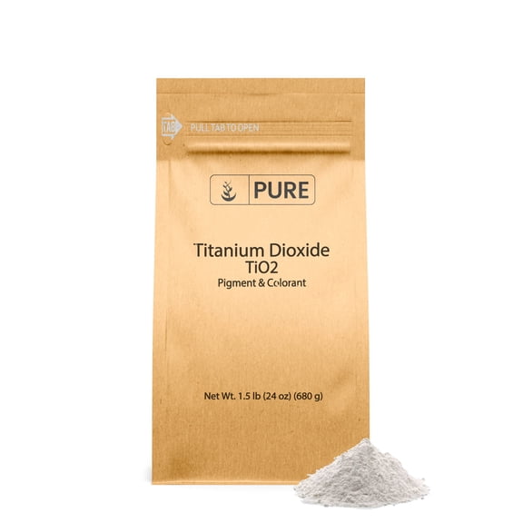 Pure Original Ingredients Titanium Dioxide 1.5 lb Naturally Occurring, Pigment & Colorant