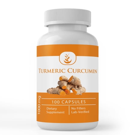 Pure Original Ingredients Turmeric Curcumin 100 Capsules No Magnesium Or Rice Fillers, Always Pure, Lab Verified