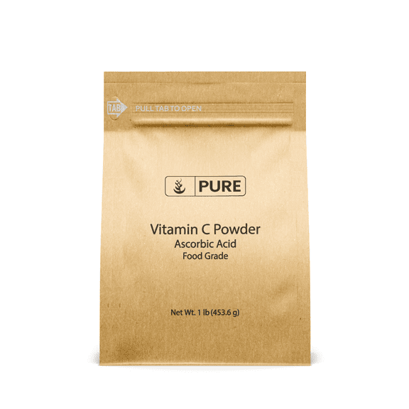 Pure Original Ingredients Vitamin C Powder 1 lb Ascorbic Acid, Non GMO, Dietary Supplement