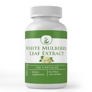 Pure Original Ingredients White Mulberry Leaf Extract 100 Capsules Always Pure, No Additives Or Fillers, Lab Verified