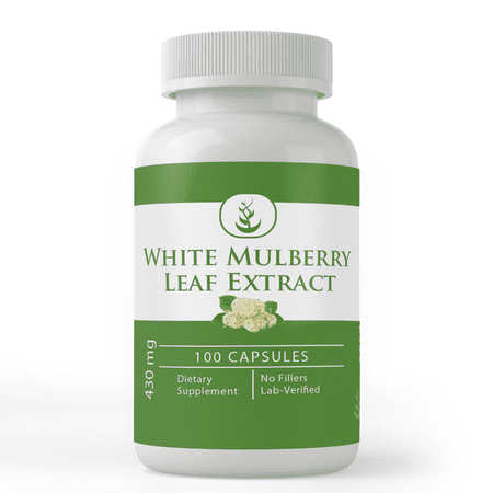 Pure Original Ingredients White Mulberry Leaf Extract 100 Capsules Always Pure, No Additives Or Fillers, Lab Verified