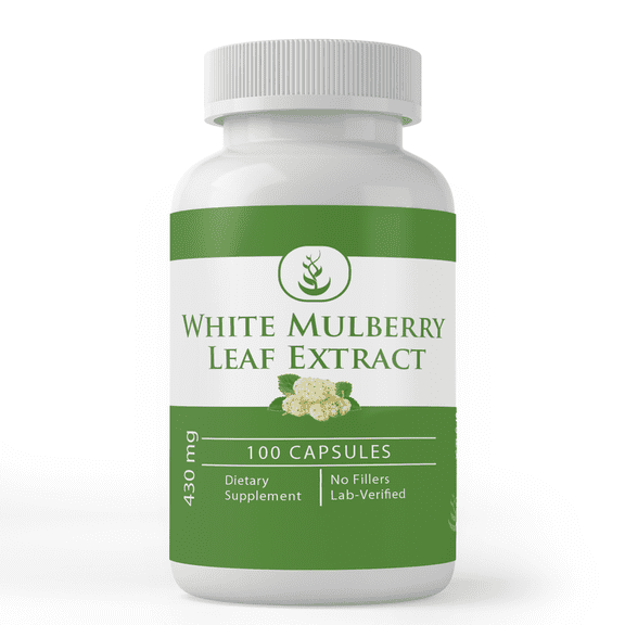 Pure Original Ingredients White Mulberry Leaf Extract 100 Capsules Always Pure, No Additives Or Fillers, Lab Verified
