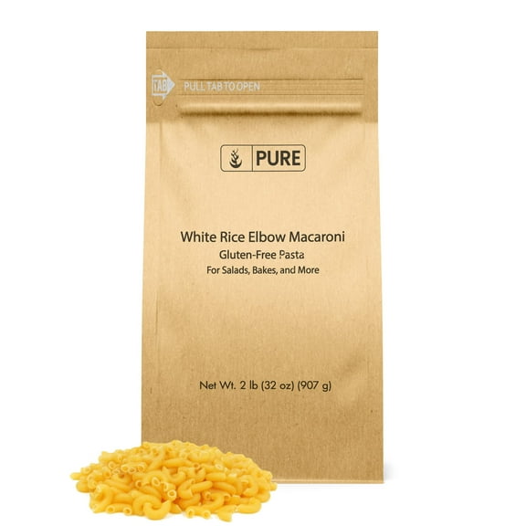 Pure Original Ingredients White Rice Elbow Macaroni 2 lb, Pasta Salad, Macaroni & Cheese