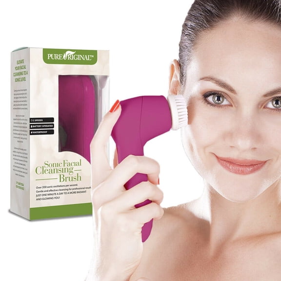 Pure Original Sonic Facial & Body Cleansing, Exfoliating & Massaging Brush