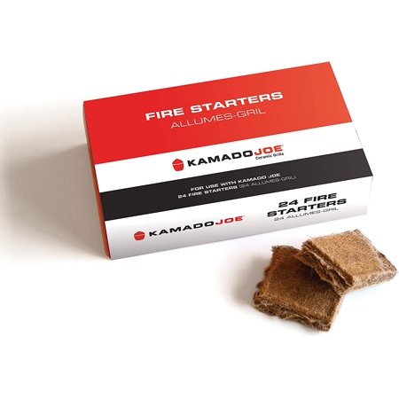 Pure Paraffin All-Natural Odorless Wax Cube Fire Starters, Made for All Charcoal Grill and Compatible with Grills & Fireplaces, 24-count, Model KJ-FS