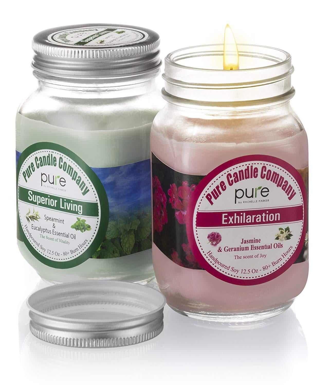 Pure Parker PURE Naturally Scented Aromatherapy Candles Gift Set