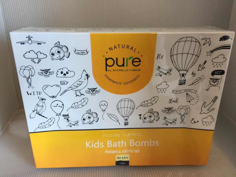 Kids Bath Bombs Gift Set - 12 4.2 oz Surprise Bath Bombs for Kids with Toys Inside! Make Bathtime Fun with Moisturizing Bath Bombs with Surprise Inside!