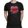 thumbnail image 1 of Pure Passion Emoji - Bold Heart Graphic Men's T-shirt, 1 of 4