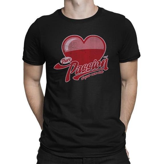 Pure Passion Emoji - Bold Heart Graphic Men's T-shirt