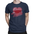 thumbnail image 1 of Pure Passion Emoji - Bold Heart Graphic Men's T-shirt, 1 of 4