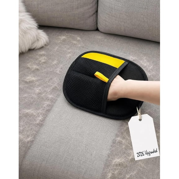 Pure Path Pet Hair Remover Glove for Dogs & Cats, Reusable & Washable Pet Hair Remover Gloves