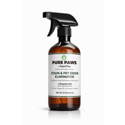 Pure Paws Pet Stain & Odor Eliminator   Professional Strength Pet Odor & Stain Remover, 16 oz